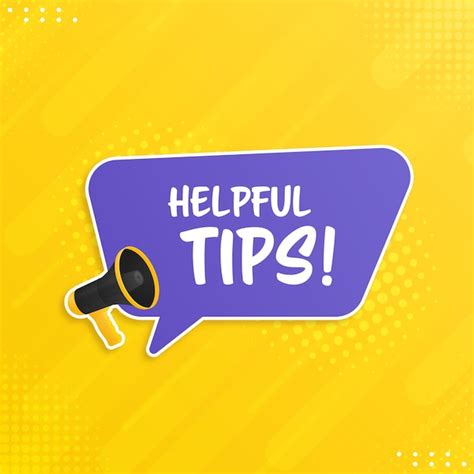 Premium Vector Helpful Tip Composition With Flat Design