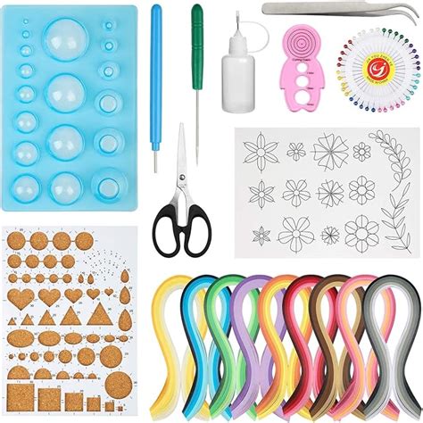 Amazon De Hyber Cara St Ck Papier Quilling Werkzeug Set Mit