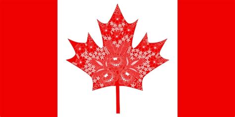 Premium Vector | Canada flag banner