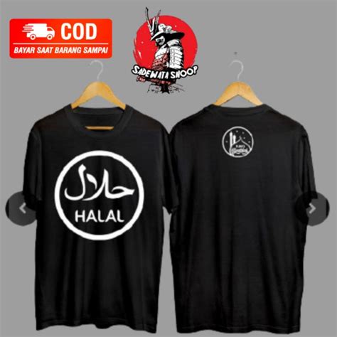 Jual Baju Logo Halal Pria Kaos Logo Halal Distro Logo Halal