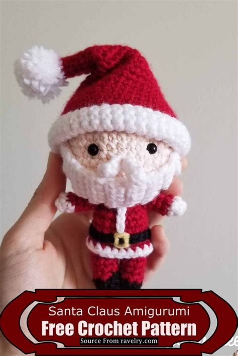 15 Free Crochet Santa Claus Patterns