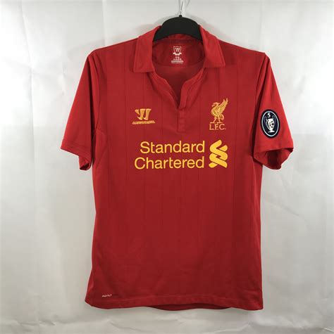 Liverpool Home Football Shirt Adults Large Warrior Historic