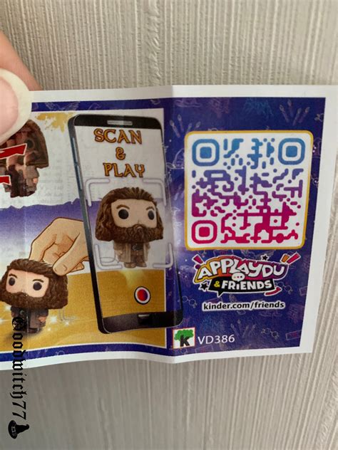 Kinder Joy Harry Potter Funko Pop Ouverture And Qr Codes Applaydu Goodwitch77 Mettez De La Magie