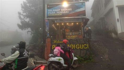 Cuaca Ekstrem Jalur Pendakian Gunung Slamet Ditutup Sementara Tribun