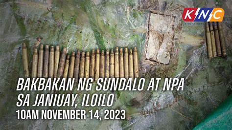 Bakbakan Ng Sundalo At NPA Sa Janiuay Iloilo Kidlat News Update Nov