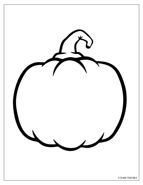 Halloween Pumpkin Coloring Pages | Printable Pumpkin Outlines