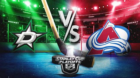 Stars Vs Avalanche Game 4 Prediction Odds Pick