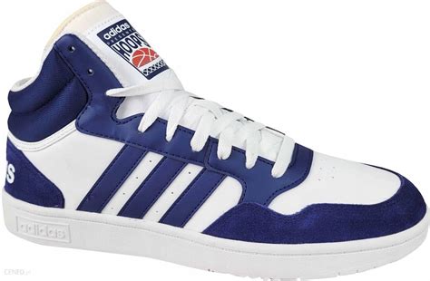 Adidas Hoops Mid Ig Buty M Skie Trampki Wysokie Bia E Granatowe