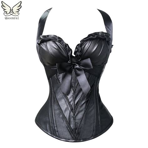 Aliexpress Compre Couro Espartilho Cintura Forma O Corset Corpete