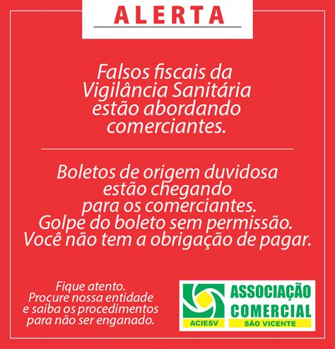 Fique Atento Associação Comercial De São Vicente