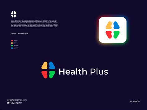 Health Plus Logo Design By Abdul Gaffar On Dribbble