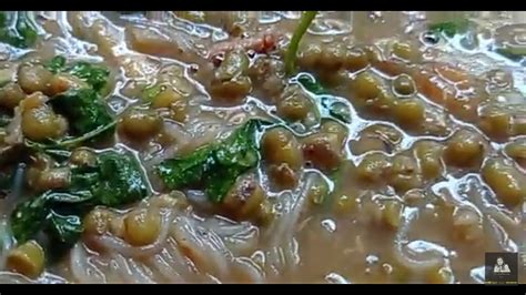 Ginisang Monggo With Sotanghon Recipe Youtube