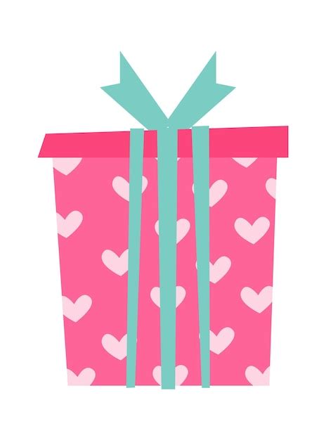 Ilustración de vector de caja de regalo colorido Vector Premium