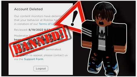 HOW TO APPEAL A TERMINATED ROBLOX ACCOUNT A Step By Step Guide YouTube