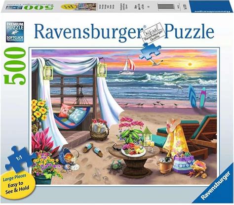 Amazon Ravensburger Cabana Retreat Puzzle 500 Piece Large Format