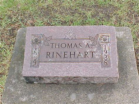 Thomas A Rinehart 1859 1938 Homenaje De Find A Grave