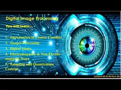 Digital Image Processing Dip Lecture Part A Youtube