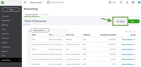 How To Export A Chart Of Accounts In Quickbooks