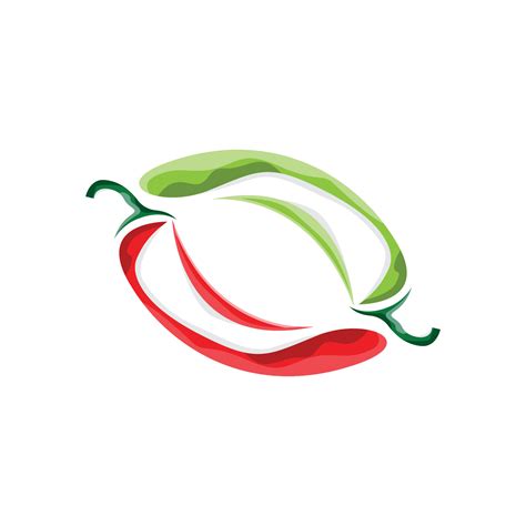 Chili Logo Hot Spicy Chili Vector Farm Garden Design Symbol Template Simple Illustration