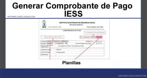 Como Generar Comprobante De Pago Iess Image To U