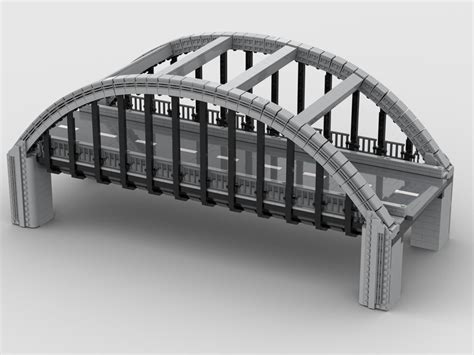 LEGO MOC Modern Arch Bridge by momentaneously | Rebrickable - Build with LEGO