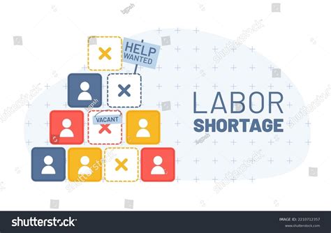 Staff Shortage Concept Vector Illustration Royalty Free Stock