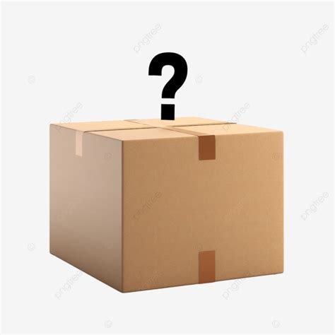 Mystery Box With Question Mark 3d Illustration Answer 3d Mystery PNG