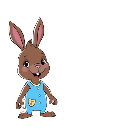 Hopping Easter Bunny Sticker by Canticos World | GIPHY