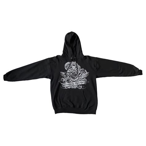 Sudadera Negra Hoodie Foxy El Viejo De Las Motos