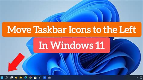 How To Move Taskbar Icon To The Left In Windows Left Align Taskbar