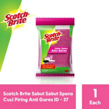 Spons Sabut Jaring Pink SCOTCH BRITE 3M Sabut Cuci Piring Gelas