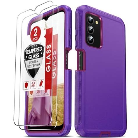 For Galaxy Ao3s Phone Case Samsung A03s Phone Case With 2 Pack Purple Ebay