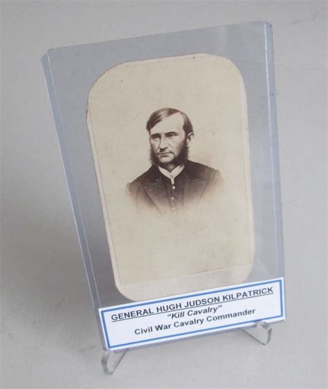Cdv Photograph Of General Hugh Judson Kilpatrick Yankee Rebel Antiques