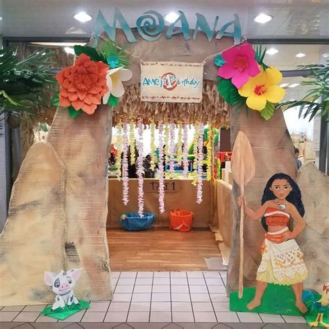 Moana Hawaiian Luau Birthday Party Ideas Photo Of Moana