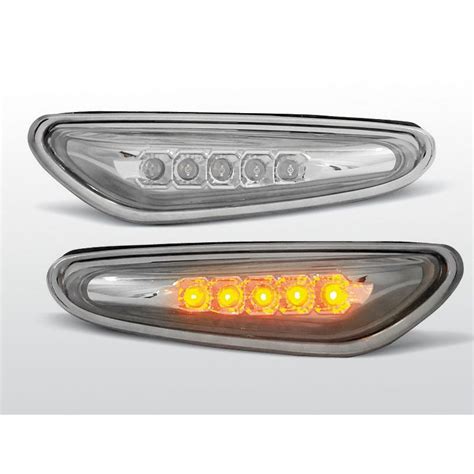 Clignotants Lat Raux Bmw E Led Chrome