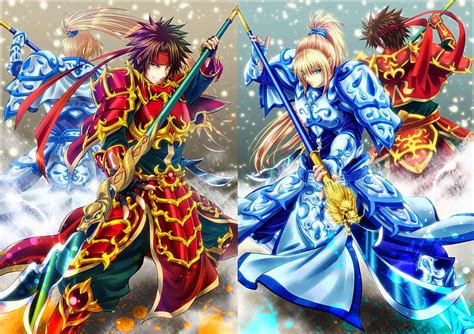 Warriors Blond Guy Angry Spiky Hair Anime Spear Handsome Hot