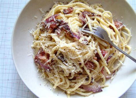 Spaghetti Carbonara With Pancetta