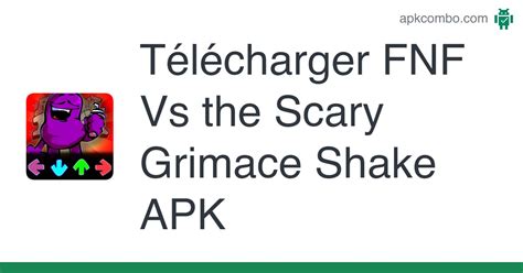 Fnf Vs The Scary Grimace Shake Apk Android Game T L Charger