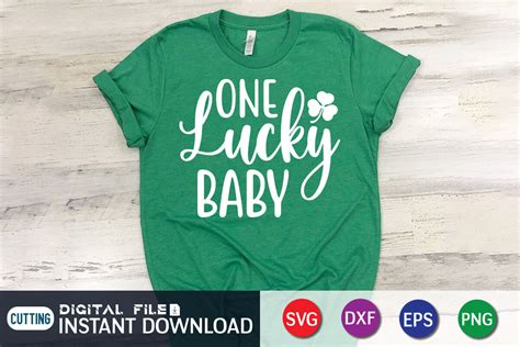 One Lucky Baby SVG By FunnySVGCrafts TheHungryJPEG