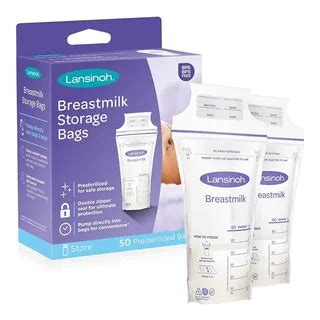 LANSINOH BOLSAS PARA ALMACENAR LECHE MATERNA 50 UNID Babyology