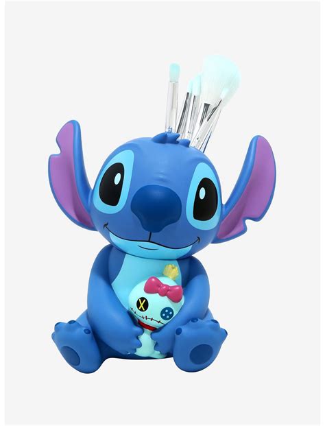 Loungefly Disney Lilo And Stitch Scrump And Stitch Makeup Brush Set Hot Topic