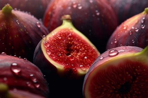 Premium Ai Image Fresh Fig Fruits Ai Generative