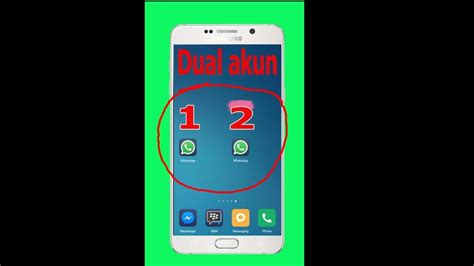 Cara Menggandakan Aplikasi Whatsapp Di Hp Samsung Youtube