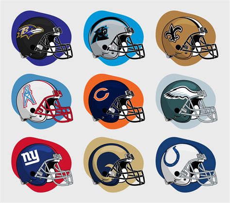 Nfl Football Helmet Logos