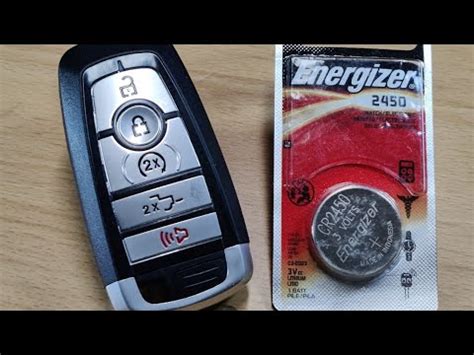 Ford F Key Fob Battery Replacement Youtube