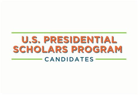 Us Presidential Scholars Program Candidates Our District