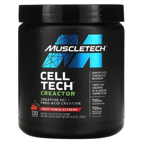 Креатиновый комплекс Muscletech Cell Tech Creactor 269г фруктовый пунш