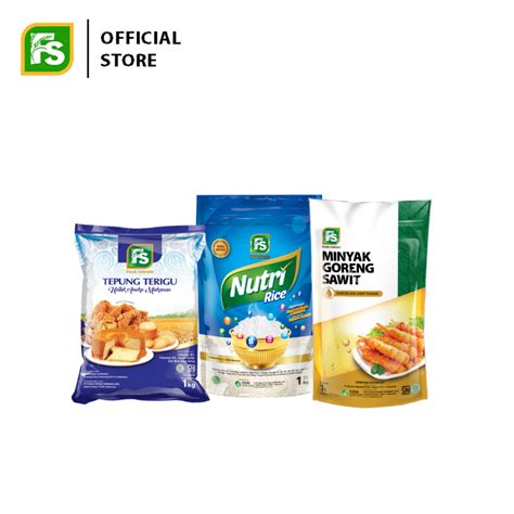 Jual Bundling Fs Nutri Rice Kg Fs Minyak Goreng Super Liter Fs