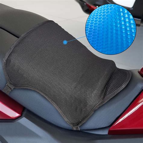 New Motorcycle Comfort Gel Seat Cushion Universal Air Motorbike Pillow Pad Cove Ebay