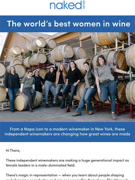Naked Wines Meet The Women Winemakers Changing The Industry Get Wines For Milled